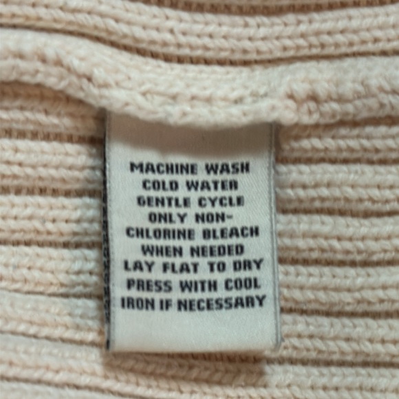 Ralph Lauren vintage full frontal zip to mock neck long sleeve ribbed sweater - Picture 6 of 10